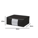 Foldable Zippered Cloth Storage Organizer