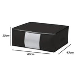 Foldable Zippered Cloth Storage Organizer