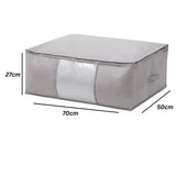 Foldable Zippered Cloth Storage Organizer