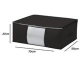 Foldable Zippered Cloth Storage Organizer