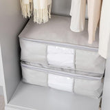 Foldable Zippered Cloth Storage Organizer