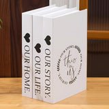 Forever Inspirational Book Stack Home Decor