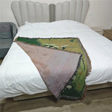 Frida Sheep Woven Throw Blanket