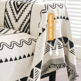 Geometric Boho Sofa Cover Throw