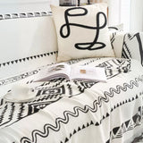 Geometric Boho Sofa Cover Throw
