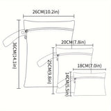 Baby Zoo Safari Print Reusable Wet Dry Bag | 3pcs Set