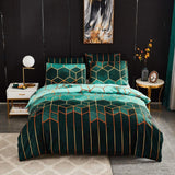 Parure de couette Golden Cosmo Hive | 3 pièces