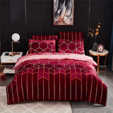 Parure de couette Golden Cosmo Hive | 3 pièces
