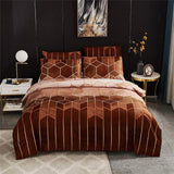 Parure de couette Golden Cosmo Hive | 3 pièces