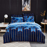 Parure de couette Golden Cosmo Hive | 3 pièces