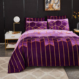 Parure de couette Golden Cosmo Hive | 3 pièces
