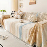 Serene Stripes Sofa Cover