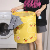 Happy Duck Waterproof Laundry Basket
