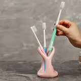 Heart-Shaped Ceramic Toothbrush Holder