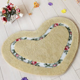 Heart Floral Tufted Bath Mat