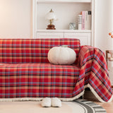 Hearthline Cottage Plaid Sofa Cover