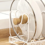 Iron Dish Pot Lid and Utensils Storage Rack