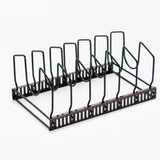 Iron Dish Pot Lid and Utensils Storage Rack