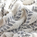 Leaf Fringed Lace Sofa Cover