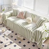 Leaf Fringed Lace Sofa Cover