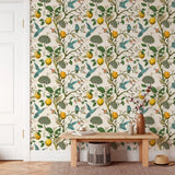 Lemon Bluebird PVC Adhesive Wallpaper
