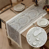 Leona Luxury Linen Table Runner