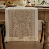 Leona Luxury Linen Table Runner