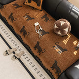 Lion Wavy Non-Slip Sofa Cover