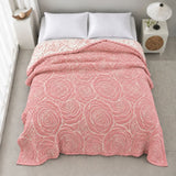 Couverture en coton Lure Whisper Rose