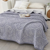 Couverture en coton Lure Whisper Rose