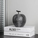 Luxurious Polka Dot Apple Sculpture