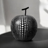 Luxurious Polka Dot Apple Sculpture