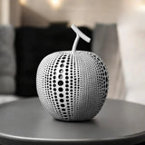 Luxurious Polka Dot Apple Sculpture