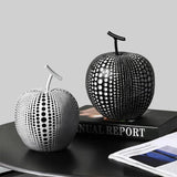 Luxurious Polka Dot Apple Sculpture