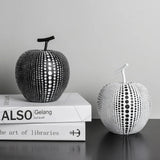 Luxurious Polka Dot Apple Sculpture