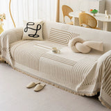 Luxurious Snowflake Chenille Sofa Cover