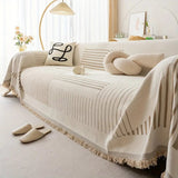 Luxurious Snowflake Chenille Sofa Cover