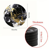 Luxury Marble Effect Drink Coasters | 5pcs Set