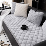 Luxury Plush Diamond Stitched Sofa Cover