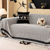 Marella Soft Chevron Sofa Cover
