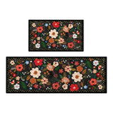 Meadow Boho Floral Kitchen Mat Set
