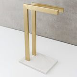 Minimalist Bathroom Vanity Double Towel Rack