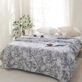 Mirel All-Season Cotton Floral Blanket