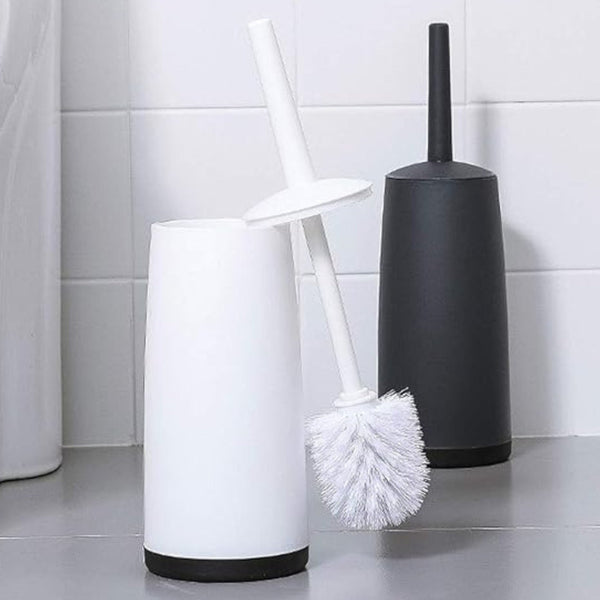 Brosse WC moderne avec grattoir nettoyeur