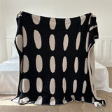 Modern Polka Dot Fleece Blanket