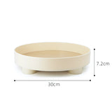 Modern Round Wooden Barbara Tray