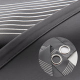 Modern Wave Pattern Blackout Curtain