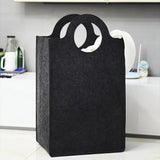 Oxford Fold Felt Laundry Basket