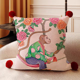 Monkey Garden Cushion Cover Collection