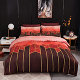 Parure de couette Golden Cosmo Hive | 3 pièces